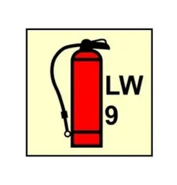 消防标志 9L水基泡沫灭火器